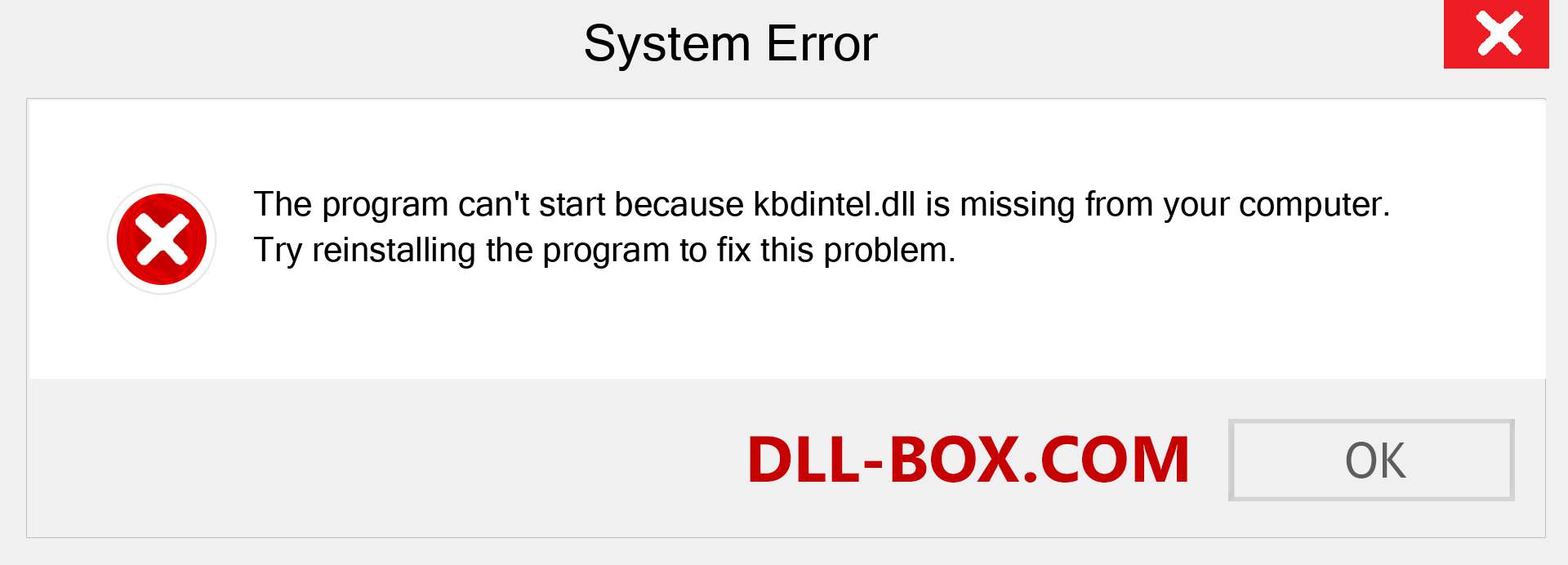  kbdintel.dll file is missing?. Download for Windows 7, 8, 10 - Fix  kbdintel dll Missing Error on Windows, photos, images